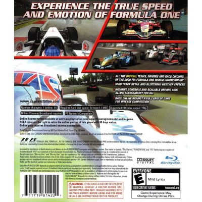 Formula (F1) Championship Edition - Ps3 #1