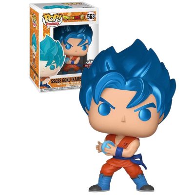 Funko Pop Animation - Dragon Ball Super Ssgss Goku 563 (Kamehameha) (Metallic) (Special Edition) (Vaulted)