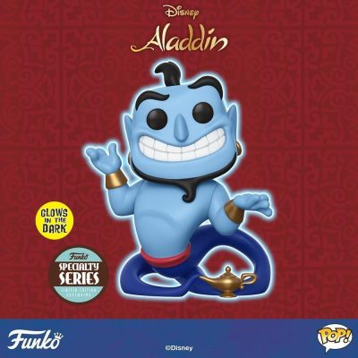 Funko Pop Disney - Aladdin Genie With Lamp 476 (Specialty Series) (Glows) (Vaulted)