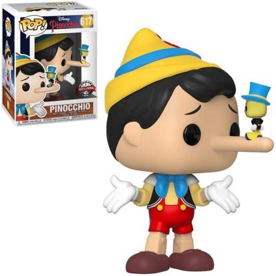 Funko Pop Disney - Pinocchio 617 (Lying) (With Jiminy Cricket) (Special Edition) (Vaulted)