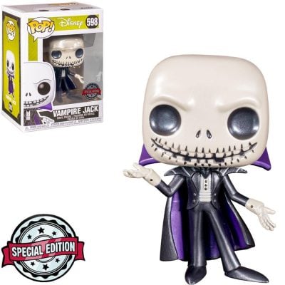Funko Pop Disney - Vampire Jack 598 (Special Edition) (Metallic) (Vaulted)
