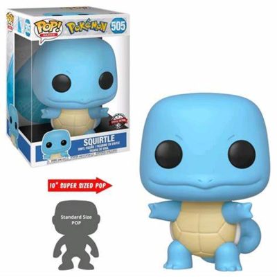 Funko Pop Games - Pokemon Squirtle 505 (Special Edition) (Super Sized) (Vaulted)