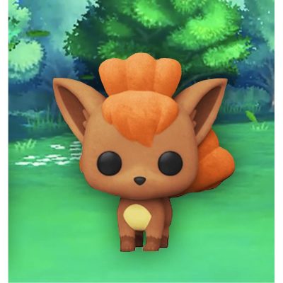 Funko Pop Games - Pokemon Vulpix 580 (Flocked) (Exclusive 2020 Summer Convention) (Vaulted)