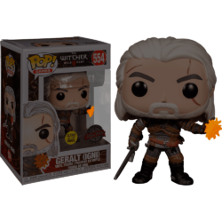 Funko Pop Games - The Witcher Wild Hunt Geralt 554 (Igni) (Glows) (Special Edition) (Vaulted)