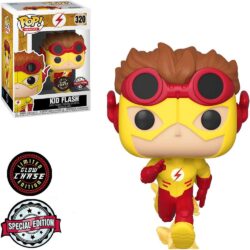 Funko Pop Heroes - The Flash Kid Flash 320 (Chase) (Glows) (Special Edition) (Vaulted)