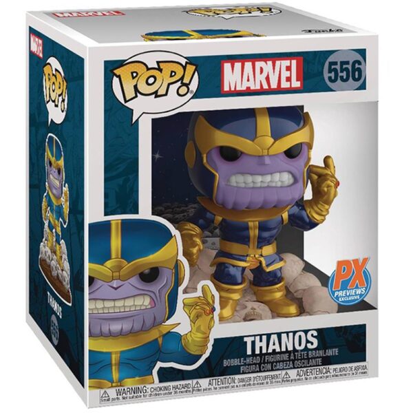 Funko Pop Marvel - Thanos 556 (Snap) (Metallic) (Special Edition) (Sized) (Vaulted)