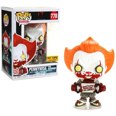 Funko Pop Movies - It Pennywise 778 (With Skateboard) (Hot Topic) (Vaulted)