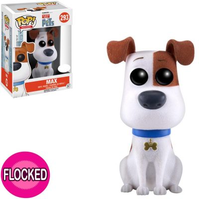 Funko Pop Movies - Secret Life Of Pets Max 293 (Flocked) (Vaulted) #1