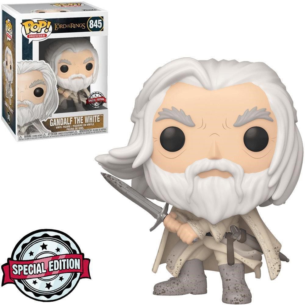 Funko Pop Movies - The Lord Of The Rings Gandalf The White 845 (Special Edition) (Vaulted)