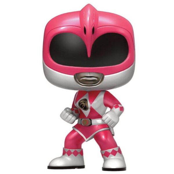 Funko Pop Television - Power Rangers Pink Ranger 407 (Metallic) (Vaulted) #1