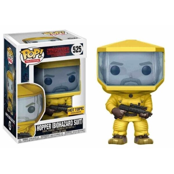 Funko Pop Television - Stranger Things Hopper 525 (Biohazard Suit) (Hot Topic Exclusive) (Vaulted)