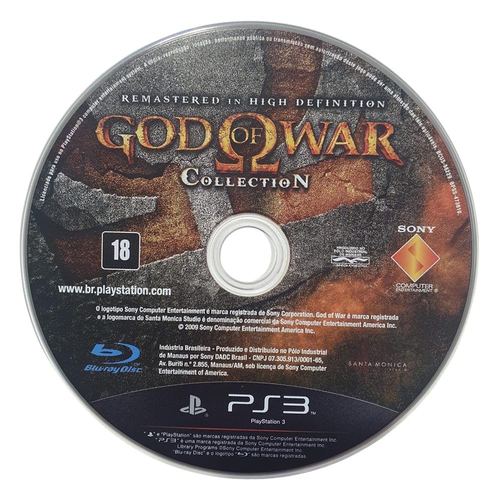 God Of War Collection - God Of War 1 e 2 - PS3 - Playstation