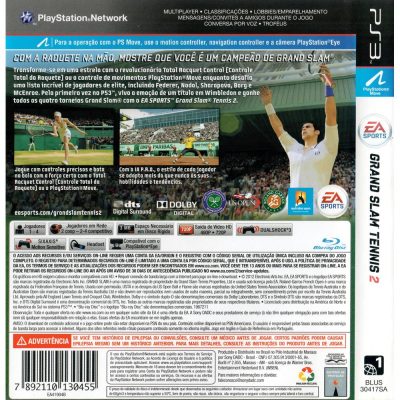 Grand Slam Tennis 2 - Ps3