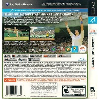 Grand Slam Tennis 2 - Ps3 #1