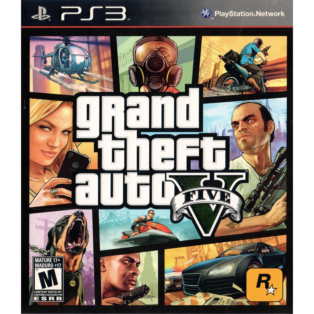 Grand Theft Auto V (Gta 5) - Ps3 (Sem Mapa) (Seminovo) - Arena