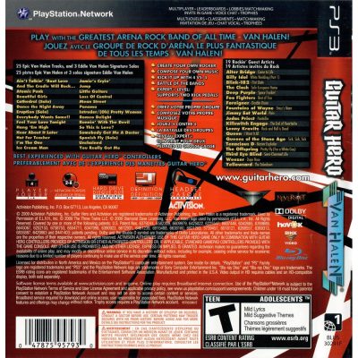 Guitar Hero Van Halen - Ps3 #1