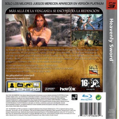 Heavenly Sword - Ps3 (Platinum Hits)