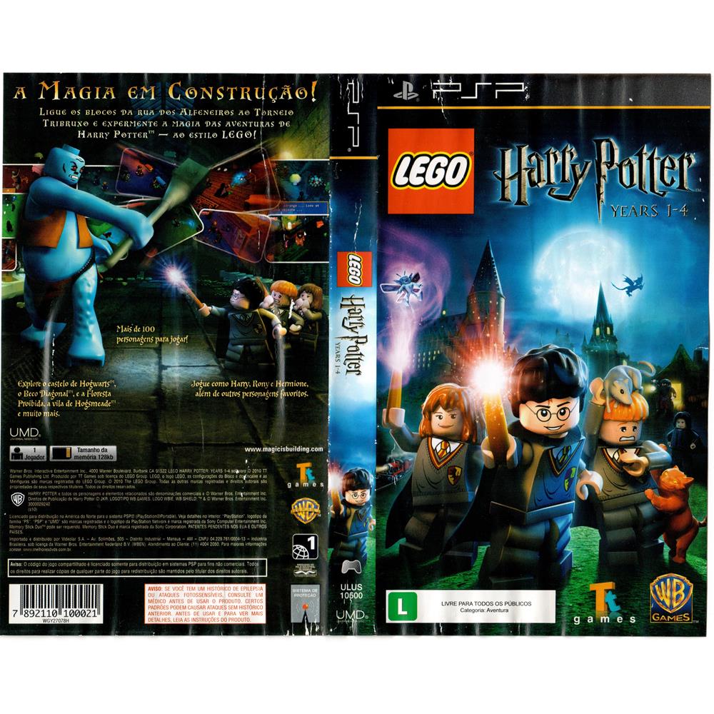 Jogue LEGO Harry Potter - anos 1-4 (EUA), um jogo de Harry potter