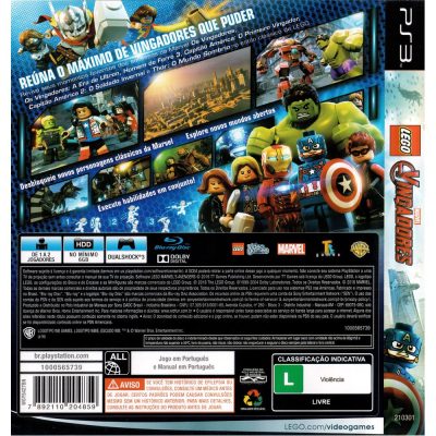 Lego Marvel Vingadores - Ps3