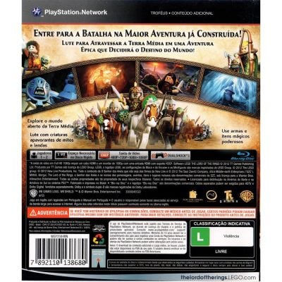 Lego O Senhor Dos Aneis - Ps3