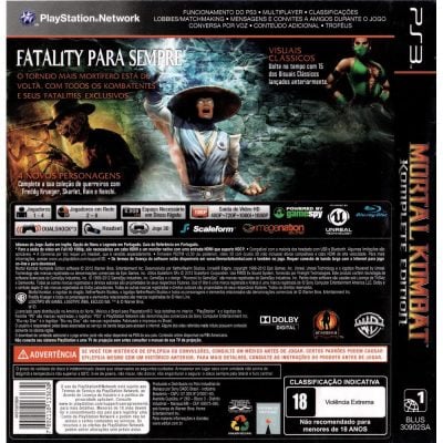 Mortal Kombat Komplete Edition - Ps3