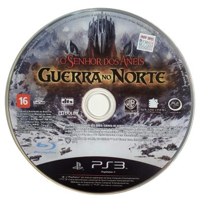 O Senhor Dos Anéis Guerra No Norte - Ps3 (Somente Disco) #1