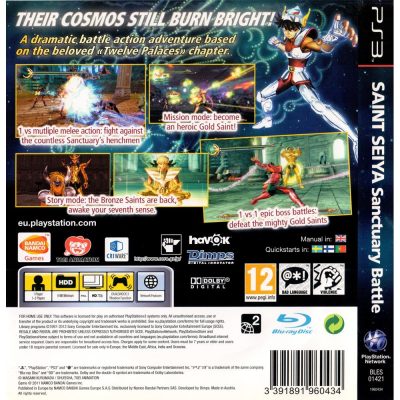 Saint Seiya Sancturay Battle - Ps3 (Inglês)