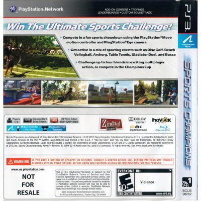Sports Champions - Ps3