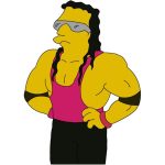 The Simpsons 25Th Anniversary Bret Hart - Neca #1