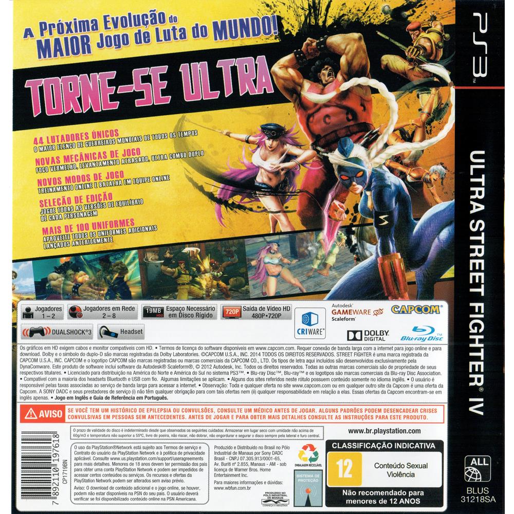 Street Fighter Vs Tekken - Ps3 (Seminovo) - Arena Games - Loja Geek