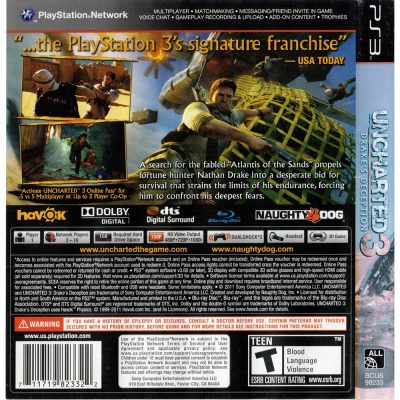 Uncharted 3 Drakes Deception - Ps3 #1