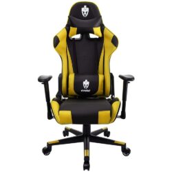 Cadeira Gamer Evolut Eg-900 Tanker - Ergonômica Preto/Amarelo