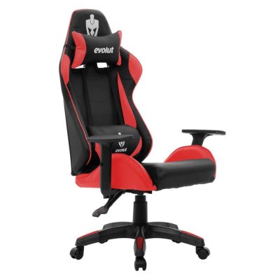 Cadeira Gamer Evolut Eg-904 Lite – Vermelho/Preto (Montada)