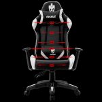 Cadeira Gamer Evolut Eg-904 Lite - Azul/Preto (Montada)
