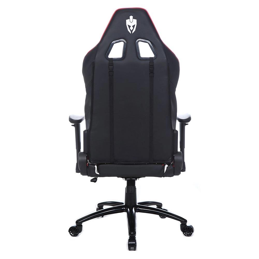 Cadeira Gamer Heavy Preto Vemelho E Branco - Evolut Eg990 (Montada)