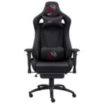 Cadeira Gamer Mad Racer V12 Preta Em Material Sintetico (Montada)