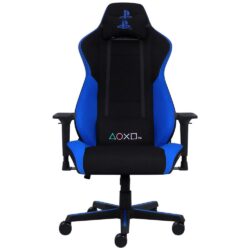 Cadeira Gamer Playstation By Pcyes - Azul - Cadgpsaz (Montada)