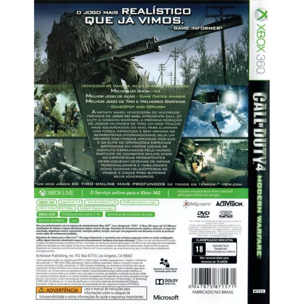 Call Of Duty 4: Modern Warfare - Xbox 360 #1