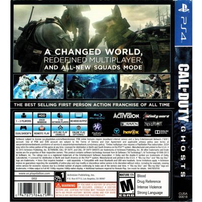 Call Of Duty Ghosts - Ps4