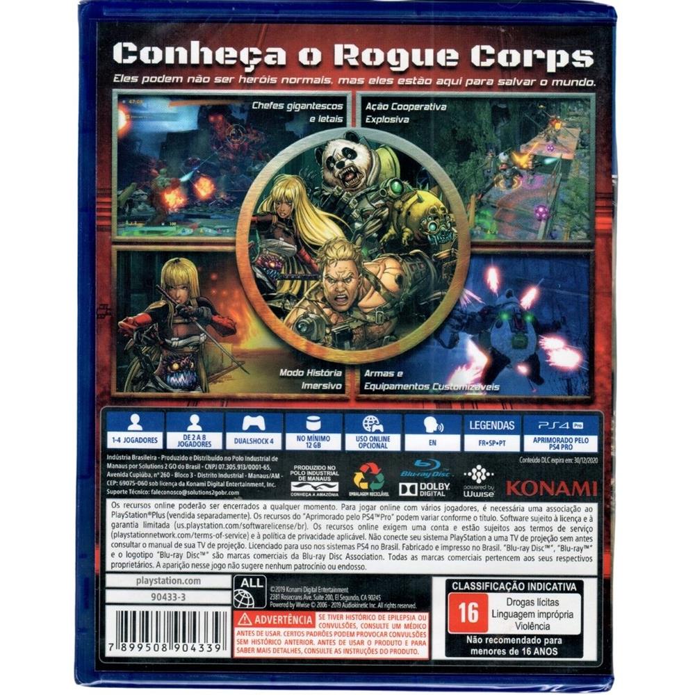 Jogo Contra: Rogue Corps PS4