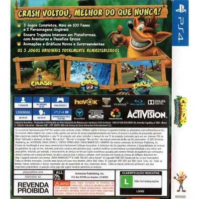 Crash Bandicoot Nsane Trilogy- Ps4 #2