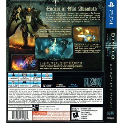 Diablo 3 Reaper Of Souls - Ps4