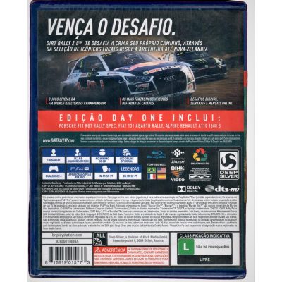 Dirt Rally 2.0 - Ps4