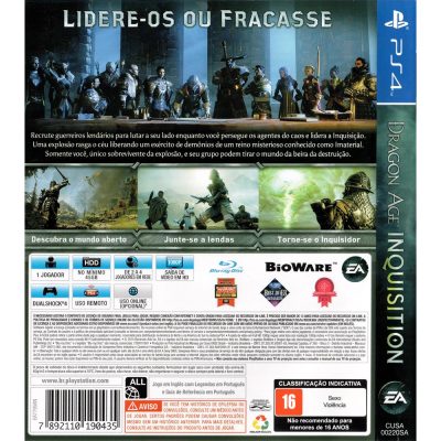 Dragon Age Inquisition - Ps4