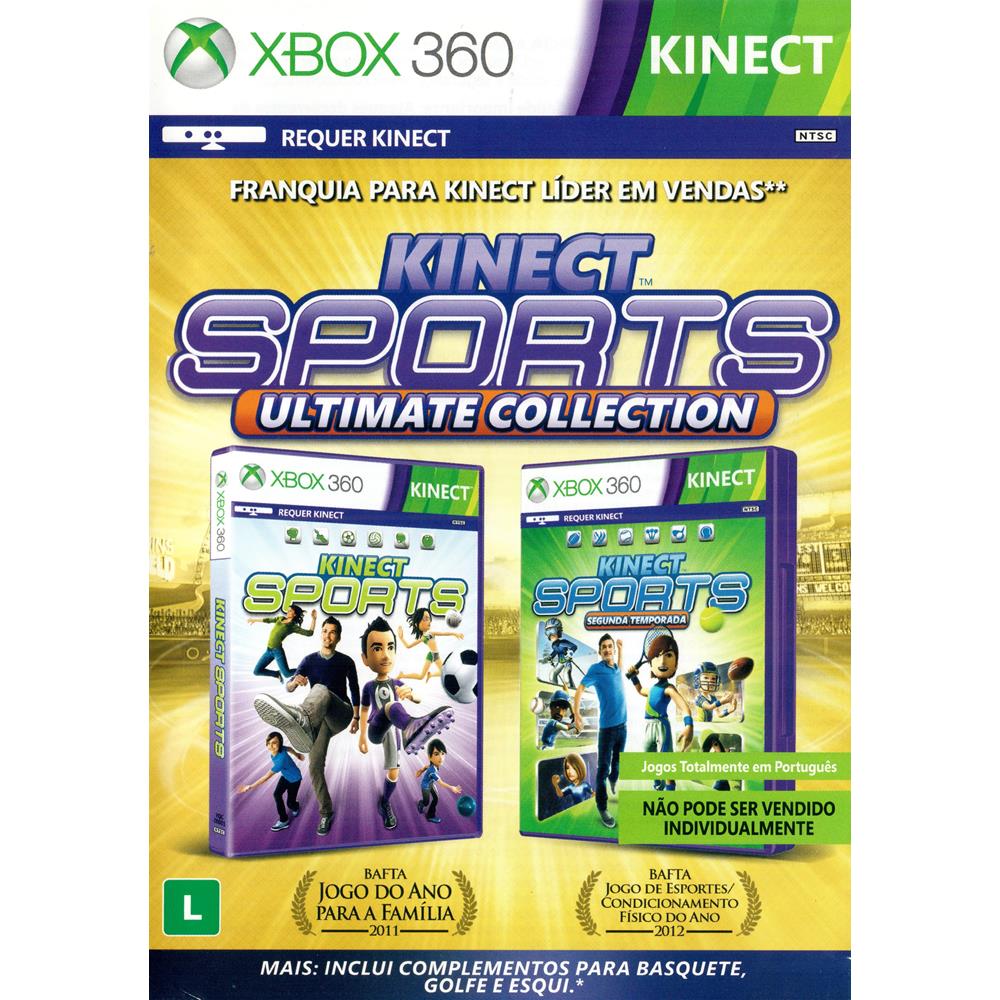 Jogo Kinect Sports Ultimate Collection Original - Xbox 360 - Sebo dos Games  - 10 anos!