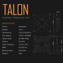 Kit Com 03 Fan (Ventoinha) Rgb + Controlador + Controle - Aigo Darkflash Talon Pro