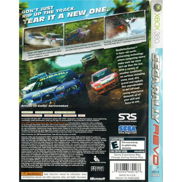 Sega Rally Revo - Xbox 360 #1