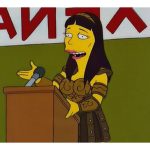 The Simpsons 25Th Anniversary Lucy Lawless – Neca #1 The Simpsons 25Th Anniversary Lucy Lawless - Neca #1