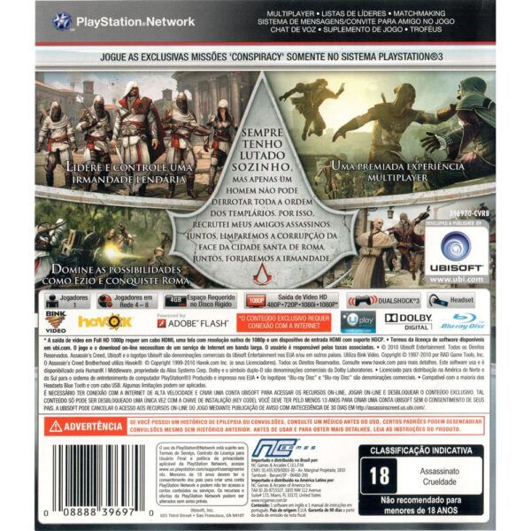 Assassins Creed Brotherhood - Ps3 #1