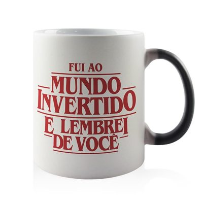 Caneca Magica 320Ml - Mundo Invertido